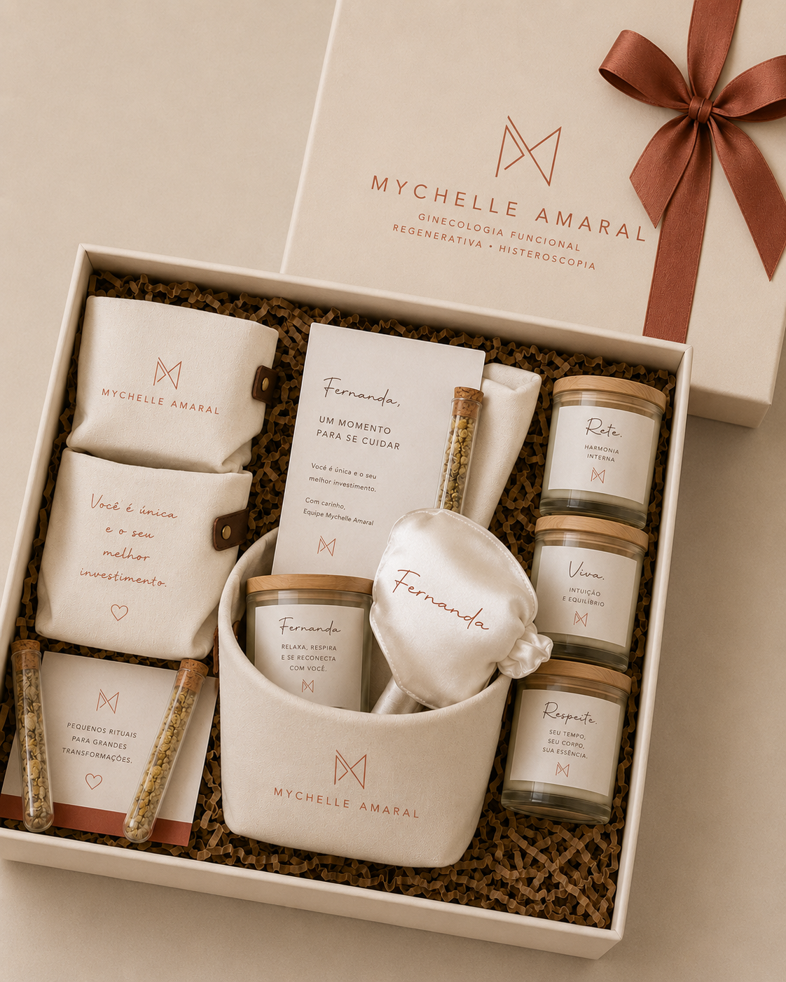 Caixa de boas-vindas Mychelle Amaral